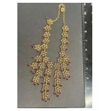 ANTIQUE NECKLACE REAL CUT GLASS
