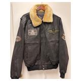 VINTAGE SUEDE LEATHER BOMBER JACKET