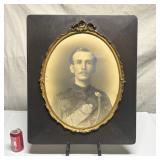 ANTIQUE FRAMED PHOTOGRAPH SOLDIER