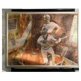 MID CENTURY METAL ART SCULPTURE