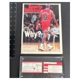 CHICAGO BULLS GAME TICKET STUBS