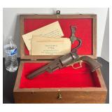 ANTIQUE LARGE CALIBER 6 SHOT REVOLVER & MORE
