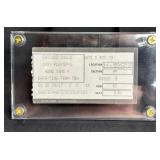 VINTAGE TICKET STUB HOME GAME