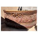 ANTIQUE FIBERGLASS THEATRE BALCONY FACADE
