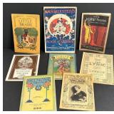 ANTIQUE LOT VARIOUS THEATRE PROGRAMS
