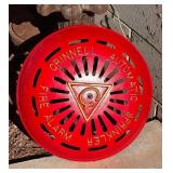 ANTIQUE IRON FIRE ALARM BELL