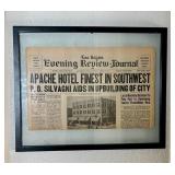 JOURNAL ANNOUNCING NEW APACHE HOTEL