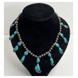 VINTAGE NAVAJO NECKLACE RAMONE PLATERO