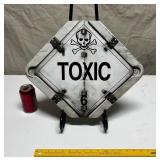 VINTAGE HAZARDOUS MATERIALS FLIP SIGN