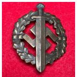 WW2 GERMAN BRONZE SPORTS BADGE - 1933