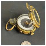 ANTIQUE BRASS SOLDIERS COMPASS