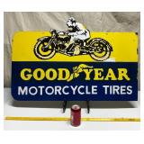 VINTAGE YEAR MOTORCYCLE TIRES SIGN