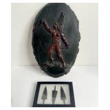 ANTIQUE NATIVE AMERICAN INDIAN CHIEF