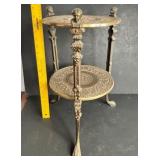 ANTIQUE SOLID BRONZE PLANT STAND