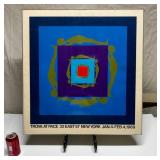 VINTAGE FRAMED ART EVENT POSTER