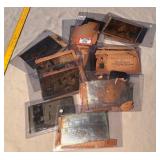 ANTIQUE GLASS PHOTO NEGATIVES LOT