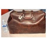 ANTIQUE LEATHER ATTACHE CARRIER BAG