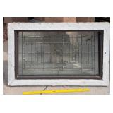 ANTIQUE ART DECO SALVAGE WINDOW