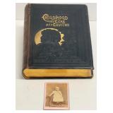 ANTIQUE CHILDCARE BOOK CDV PHOTO