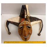 LEATHER JESTER MASK SIEGFRIED ROY