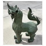 ANTIQUE BRONZE CHINESE FOO DOG