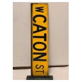 ANTIQUE PORCELAIN CHICAGO STREET SIGN