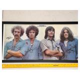 RARE EAGLES SIGNED ALBUM INSERT