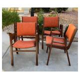 VINTAGE MID CENTURY WALNUT CHAIRS
