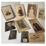 ANTIQUE CABINET CARD PHOTOGRAPHS POSTCARDS