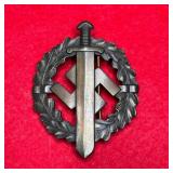 WW2 GERMAN BRONZE SPORTS BADGE
