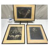 ANTIQUE SIGNED SILVER GELATIN PHOTOGRAPHS