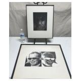 SIGNED LOT 2 PHOTOGRAPHS