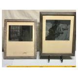 PAIR PHOTOGRAPHS C.W. LARABEE