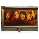 RARE VERDULT OIL CANVAS PAINTING