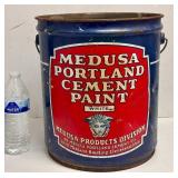 RARE VINTAGE MEDUSA CEMENT CAN
