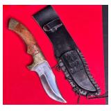 VINTAGE CUSTOM HUNTING SKINNING KNIFE