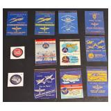 WW2 MATCHBOOKS HOMEFRONT PINBACK BUTTONS