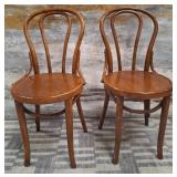 U - TWO MATCHING CHAIRS (P23)