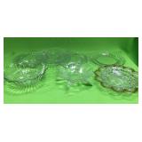 U - VINTAGE GLASS SERVING PLATES & BOWLS (A76)