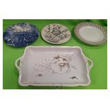U - LOT OF FOUR VINTAGE COLLECTIBLE PLATES (P378)