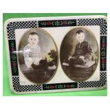 U - VINTAGE CERAMIC PORTRAIT PLAQUE (A107)
