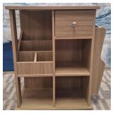 503 - WOODEN TABLETOP ORGANIZER 24'T (U26)