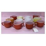 U - MIXED LOT OF CUPS, CREAMERS & SUGAR BOWLS