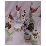 U - MIXED LOT OF COLLECTIBLE FIGURINES (P505)