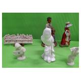 U - MIXED LOT OF COLLECTIBLE FIGURINES (P208)