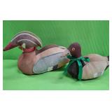 U - TWO DUCKS & CO 'SOFT' DECOY FIGURES (P204)