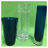 U - THREE COLLECTIBLE VASES (A69)