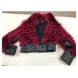 11 - KRIO FAUX FUR CROP JACKET (L)