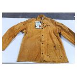 RADNOR BROWN COWHIDE LEATHER JACKET (SIZE L)