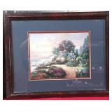 11 - THOMAS KINKADE ART FRAMED W/COA (C163)